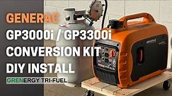 Generac GP3000i & GP3300i Inverter Generator - DIY Propane and Natural Gas Conversion Kit