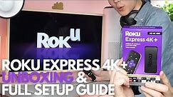 ROKU EXPRESS 4K UNBOXING & FULL SETUP GUIDE - All Steps | 4k Wireless Streaming Under $30
