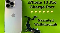 iPhone 13 Pro charging port charging dock replacement | DIY | nothing left out