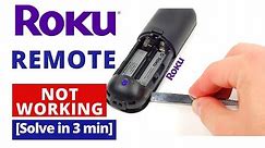 How to Fix Roku Remote Not Working || Roku TV Remote Common Problems & Fixes