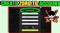 How To Create Account On Zoro.to - How To Make Zoro.to Account