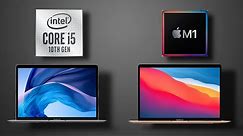 Apple M1 vs intel core i5 || which macbook air to go for 🤔
