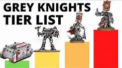 Grey Knights Unit Tier List in Warhammer 40K 10th Edition- Strongest + Weakest Grey Knight Units