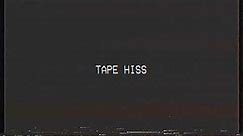 VCR Tape Hiss Sound Effect VHS Camera Buzz 80’s & 90’s Home Video