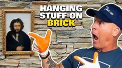 How To Hammer A Nail In Concrete or Brick. How to hang a picture.