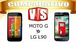 COMPARATIVO: Moto G vs LG L90 ( Celular10 )