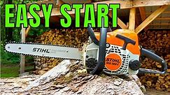 How Do You Use the Easy Start On a Chainsaw | You May Not Know This