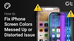 How to Fix iPhone Screen Colors Messed Up or Distorted Issue | Different Colors on iPhone's Screen?