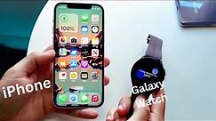 How To Connect Galaxy Watch to iPhone Setup Step By Step.