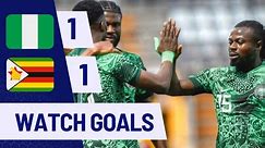 NIGERIA VS ZIMBABWE(1-1)-WORLD CUP QUALIFIERS-GOALS&HIGHLIGHTS