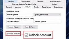 Unlock User Accounts in Active Directory