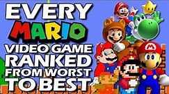 Every Mario Game Ranked From WORST To BEST