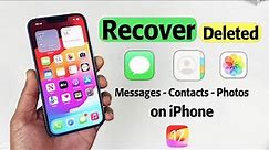 iPhone Data Recovery: Recover Deleted Messages/Contacts/Photos on iPhone - PhoneRescue for iOS 17