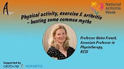 'Physical activity, exercise and arthritis - busting some common myths' webinar