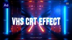Create a VHS CRT Effect in After Effects - No Plugins