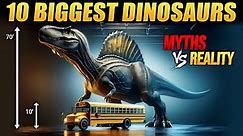 10 Biggest Dinosaur in the world | Size Comparison | Jurassic World