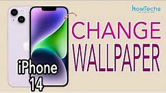 iPhone 14 - How to Change Wallpaper | Howtechs #iphone14 #iphone14wallpaper