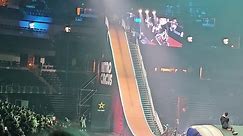 Performer Falls Off Giant Ramp