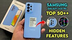 Samsung Galaxy A33 5G Top 50+++ Hidden Features | Samsung A33 5g Tips & Tricks | Samsung Galaxy A33
