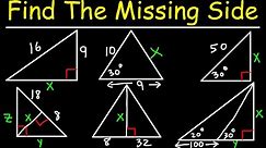 How To Calculate The Missing Side Length of a Triangle
