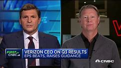 CNBC's full interview with Verizon CEO Hans Vestberg on earnings