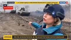Russian state TV is covering the war very differently