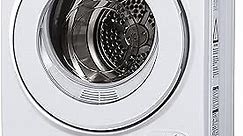 Euhomy 110V Portable Clothes Dryer 850W Compact Laundry Dryers 1.5 cu.ft Front Load Stainless Steel Electric Dryers Machine with Stainless Steel Tub for Apartment,RVs,Dorms,White Easy Control