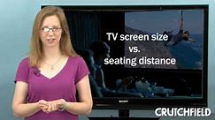TV Screen Size & Viewing Distance | Crutchfield Video