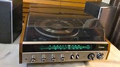 SONY HP-161 Music Center Stereo w/Serviced 3 Speed BSR C123 Multiplay Stacking Record Changer&SPKRS