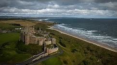 Bamburgh Castle From Above: A Breathtaking 4K Drone Experience