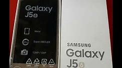 Samsung Galaxy J5 2016 4G LTE Dual Sim Smartphone 16GB‎ unboxing Video