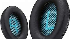 Professional Replacement Bose Headphone Covers, Bose Replacement Headphone Pads for Bose QuietComfort 35 ii/QC35/QC25/QC2/QC15/Ae2/Ae2i/Ae2w/SoundTrue & SoundLink, by Krone Kalpasmos – Blue