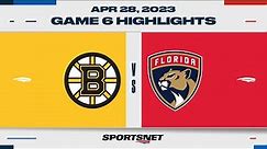 NHL Game 6 Highlights | Bruins vs. Panthers - April 28, 2023