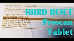How To Hard Reset Proscan PTL1066 Tablet