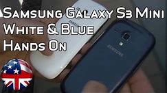 Samsung Galaxy S3 Mini Marble White & Pebble Blue comparison