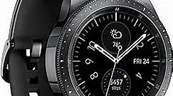 Samsung Galaxy Watch (42mm) Smartwatch (Bluetooth) Android/iOS Compatible -SM-R810 Intenational Version -No Warranty (Midnight Black) (Renewed)
