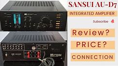 Sansui AU-D7 integrated amplifier| How to use, Review & Price| Available in India contact 9462765919