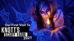 Our First Visit To Knotts Scary Farm 2021 - INSIDE All 8 Mazes and More!!! 4K