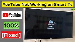 [Fixed] Youtube Not Working on Smart Tv, Can't Connect Right Now,Try Again, Open Network Settings
