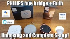 Philips HUE Unboxing and Complete Setup for Beginners