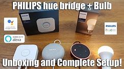 Philips HUE Unboxing and Complete Setup for Beginners