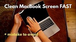 How to Clean MacBook Pro Screen FAST (+Tips for Keyboard)