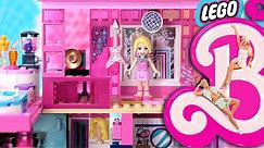Barbie's Dream House is finished! (in Lego) - Building the penthouse floor - custom Lego build pt 3