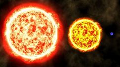 Top 10 largest stars ever discovered - size comparison