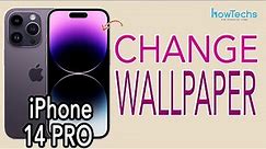 iPhone 14 Pro - How to Change Wallpaper | Howtechs #iphone14pro #iphone14wallpaper