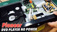How to repair Pioneer DVD player no power