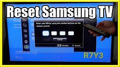 How to Reset your Samsung Smart TV back to Default Settings with PIN (Fast Method!)