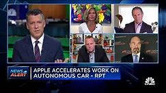 Watch CNBC's full discussion on how an autonomous car from Apple would disrupt the EV market