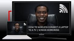 How to Connect a Laptop to a TV Wirelessly| Microsoft Surface Screen Mirroring