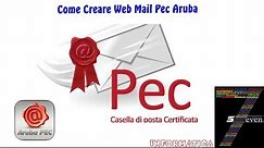 Come Creare Web Mail Pec Aruba